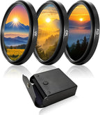 3 Pack Universal Lens Filter Kit 40.5mm by WOKYO