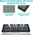 Magnetic Floor Register Vent Covers, 6 x 12 Inch Air Vent Filter Mesh, Sticky - Image 3