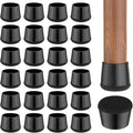 24 PCS Silicone & Felt Chair Leg Floor Protectors