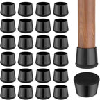 24 PCS Silicone & Felt Chair Leg Floor Protectors
