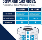 Pentair Pentek EP-BB Big Blue Carbon Water Filter, Whole House Carbon Block - Image 5