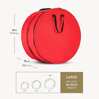 ZOBER Christmas Wreath Storage Container 36 Inch - Image 6