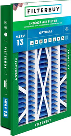 Filterbuy 16x25x5 Air Filter MERV 13 Optimal Smoke & Allergy Defense, by Filterbuy