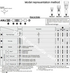 AMJ3000-03B/03B-C,AMJ4000-04B/04B-C,AMJ3000/4000 filter element type