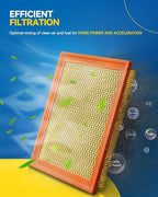 PHILTOP Engine Air Filter, CA12404 Compatible - Image 4
