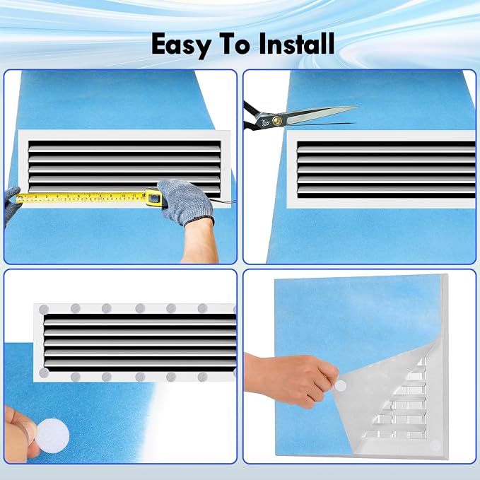 16 x 120" Air Vent Filters, Cut-to-Size MERV 8 Filter Material, Triple Layer - Image 6