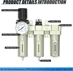 Heavy Duty Industrial Grade 3/4" NPT 3 Stage Air Drying System, Coalescing - Image 4