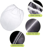 Paint Strainer Bags White Fine Mesh Filters Bag Bucket Elastic Opening Strainer - Image 4
