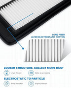 PHILTOP Engine Air Filter, Compatible - Image 2