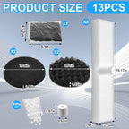 12 Pcs Aquarium Filter Media Kit Compatible - Image 2