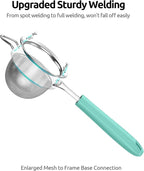 U-Taste Small Fine Mesh Strainer: 18/8 Stainless Steel 3.35in 30 Mesh Kitchen - Image 7