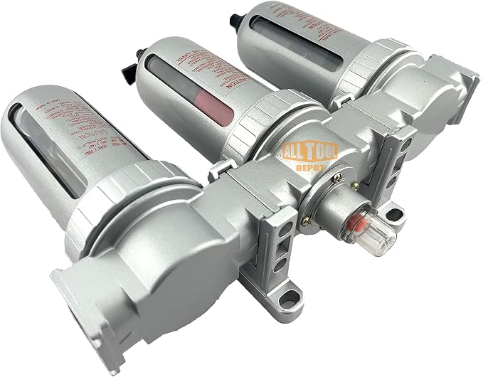 1/4" NPT MID FLOW 3 Stages Filter Coalescing Desiccant Dryer System - Image 4
