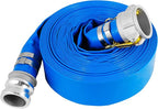 2'' x 50 Ft Discharge Hose, Heavy Duty PVC Lay Flat Water Backwash Hose by Unknown