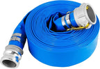 1.5" x 100 Ft Discharge Hose, Heavy Duty PVC Lay Flat Water Backwash Hose by Unknown