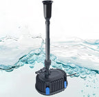 Pond Filter with Pump Fountain Kits, Submersible Pump Pond Fountain Koi Pond - Image 2