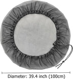 4 Pcs Rain Barrel Mesh Cover, 39.4 inch Water Collection Bucket Net - Image 4