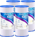 PUREPLUS 20 Micron 10" x 4.5" Whole House Pleated Sediment Filter by PUREPLUS