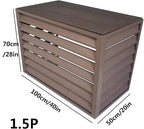 Aluminum Outdoor Condenser Protective Cover, freestanding Enclosure to Cover - Image 2