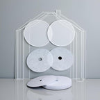 4 Pcs White Cloth Dryer Exhaust Filter, - Image 6
