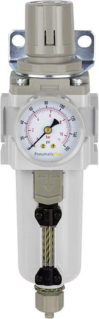 PneumaticPlus SAW400-N04BG-MEP Compressed Air Filter Regulator Piggyback Combo - Image 2