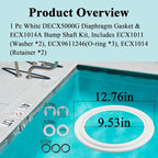Diaphragm Gasket, Fit for Hayward Perflex DECX5000G, EC50AC Series Extended DE - Image 2