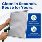 McPherson Reusable Air Filter 25x20x1 | Washable MERV 8 | Made in USA Metal - Image 3