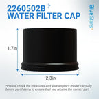 BlueStars 2260518B 2260502B Refrigerator Water Filter Cap Replacement – - Image 2