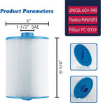 PWW50 Spa Filter, Replaces 6CH-940，Filbur FC-0359, Waterway Front Access Skimmer - Image 2