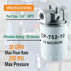 ‎‎Hydraulic Oil Filter Assembly - Image 2