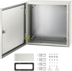VEVOR NEMA Steel Enclosure, IP66 Waterproof & Dustproof, Outdoor/Indoor by VEVOR