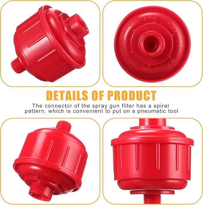 10 Pcs Mini Disposable Water and Air Filters Disposable Spray Gun Filter - Image 3
