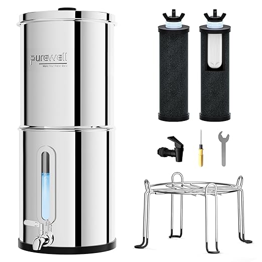 Purewell 2.25G Gravity Water Filter System by Purewell