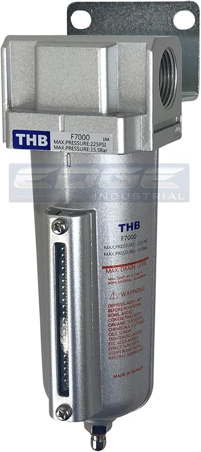 HEAVY DUTY HIGH FLOW COMPRESSED AIR IN-LINE PARTICULATE FILTER by THB