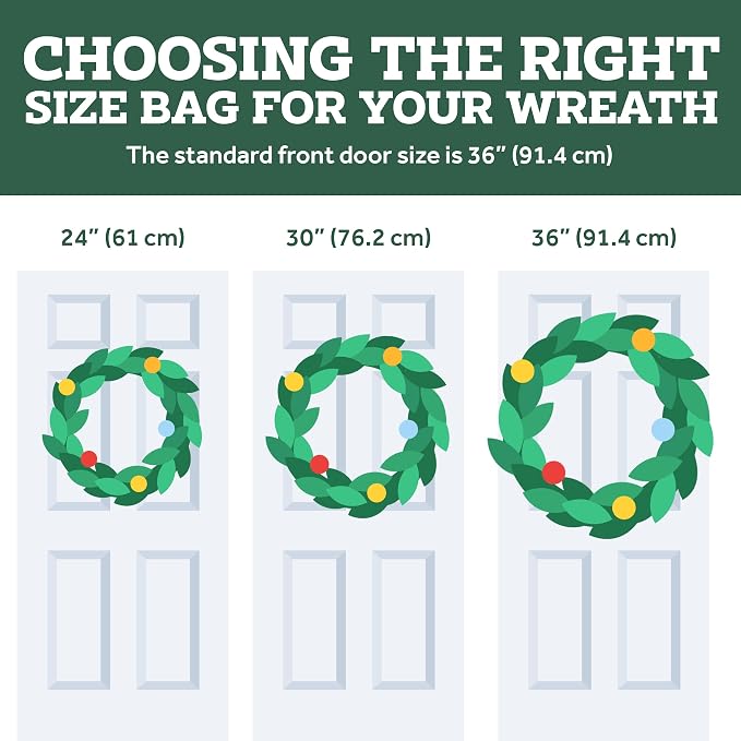 ZOBER Christmas Wreath Storage Container 24 Inch - Image 7