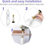 lifeegrn RV Water Filter with Hose Protector, Inline Water Filter, Chlorine and - Image 4