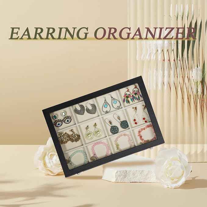 Stratalife Jewelry Organizer Bracelet Holder Organizer Box Earring Storage