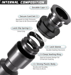 20 Pack Quick Connect 1/4" Drip Irrigation Tee Connectors, Universal Tee Fitting - Image 3