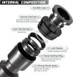 5 Pack Quick Connect 1/4" Drip Irrigation Shut Off Valve, Universal Drip - Image 3