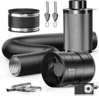 Hon&Guan 6" Air Filtration Kit: 6 Inch Inline Duct Fan by HonGuan