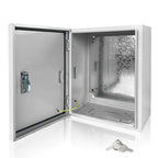 Electrical Box 16 x 12 x 8 Inch Indoor Outdoor Electrical Enclosure Box Steel by Fsehyue
