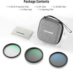 NEEWER 37mm UV/CPL/ND Lens Filter Kit - Image 8
