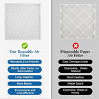 16x20x1 MERV 11 Air Filter, Quality AC/HVAC Furnace Filter，1 Reusable ABS Frame - Image 6