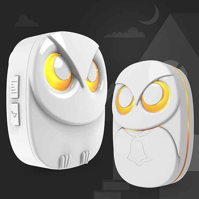 Wireless Doorbell, HTZSAFE Doorbell, 1 Receiver + 1 Transmitter