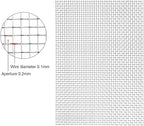 Stainless Steel Woven Wire Mesh 304 Stainless Steel Woven Wire, 80 Mesh Fly - Image 2