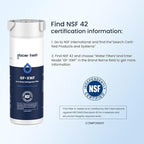 GLACIER FRESH XWF Replacement for GE XWF Refrigerator Water Filter Pack of 4 - Image 6