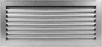 Repa Market 20" x 8" Inch Galvanized Steel Black Soffit Air Vent Cover by RepaMarket