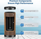 PUREPLUS 5 Micron 10" x 4.5" Whole House Coconut Shell Activated Carbon and KDF - Image 2
