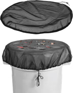Rain Mesh Cover, Mesh Cover for Rain Barrels, Drawstring Leaf Filter Water - Image 3