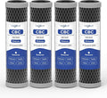 5 Micron 10" x 2.5" Whole House CTO Carbon Block Water Filter Cartridge by Locofiltr