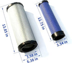 Air Filters Set for Donaldson P828889-P829333 Caterpillar Cat Backhoe 110-6326 - Image 2